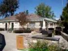 The refreshment stand conveniently located between the lighted softball field and the children's play area.