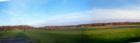 Panoramic view of Hudson High school ball field