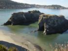The rugged coast at Mendocino