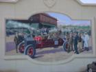 Mural #23 Exeter Road Race Circa 1916
      located on side of TF Tire