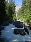 A raging river in Yosemite