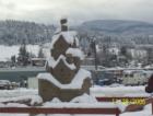 How long will a sculpture last?  This one lasted for months!