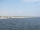 The Oceanside coastline to the south, seen from the end of the Oceanside Pier