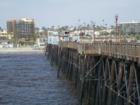 Another view of the Oceanside Pier, looking toward the shore from the far end