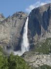 Raging Waterfall in Yosemite National Park