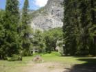 The gardens of the Ahwahnee Hotel - bring a flashlight if you're walking back at night.