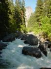 White water in Yosemite National Park - don't slip.