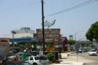 The old "Millie Riera's Seafood Grotto" sign shortly before it was removed.