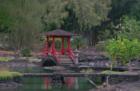 This red pagoda bridge can be found in the Queen Liliuokalani park near downtown Hilo.