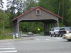 Covered Bridge entrance to Crown Ridge in Arlington WA