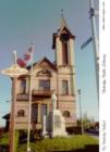 The Library at the 'Four Corners' The clock tower plays tunes on the hour and half hour.