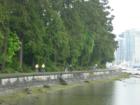 The seawall around Stanley Park