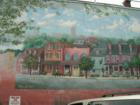 Closeup of mural on West Lemon Street.  Photo by Brian Schulman
