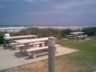 Barbeque/sitting area at Winter Garden Park in Ponce Inlet. Visit www.ProductionTeamofDaytona.com to learn more about Ponce Inlet Parks