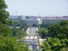 The Lincoln Memorial taken from the area of the Eternal Flame at Arlington National Cemetary