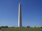 The Washington Monument taken from Constitution Avenue and 14th St., near the Commerce Department