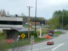 Brown Building In Background Is Canadian Immigration / Customs!