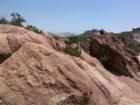Vasquez Rocks Natural Area Park. 10700 W. Escondido Canyon Rd. Agua Dulce, CA 91350. The 745-acre park is located in Agua Dulce Canyon, one hour northeast of Los Angeles.
