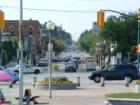 Looking up Bayfield Street Barrie