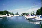 This photo is a Beautiful of the Grimsby Marina.