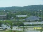 The HersheyPark Stadium, taken from the hill near the Hotel Hershey. This is the site of the state high school championship football games and plenty of concerts, including the Rolling Stones on their last concert tour.