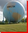 This Globe Is visable from the QEW and is located by the Hamilton Water Works. There is also a Park by the globe for basball and tennis. The Park is called, Globe Park.