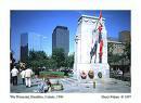 Photo of the War Memorial In Hamilton's Downtown Core.