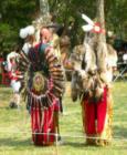 Native American dancers in their Regalia at the Frisco Pow Wow 2007
