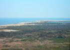 Looking at Cape Point from the top of the Cape Hatteras Lighthouse