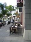 Birch St. dining "alfesco" in downtown Brea with a wide variety of choices. Photo by Lynda Eisenmann, Broker.