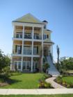 The neighborhood consists of Charleston style homes such as this one...