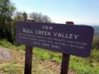 The Last Buffalo in North Carolina Memorial on the Blue Ridge Parkway. Near Asheville, N.C.