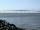 A view of the San Mateo bridge