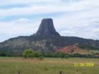 Long Distance photo of Devils Tower Crook county Wyoming