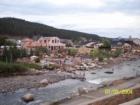 The River in Pagosa Springs with the Springs in the background