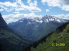 Peaks at Glacier National park
