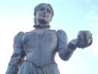 Sedona Miller Schnebly's larger-than-life statue greets Library visitors. She is one of our early settlers and our namesake.
