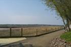 Riverfront Park trail looking up the Petitcodiac, Moncton, NB