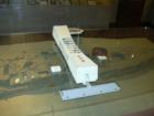 Model of how the USS Arizona looks under the monument 