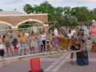 Street entertainer at the Sunset Pier in Key West