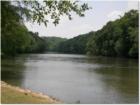 Chattahoochee River Roswell Georgia from Don White Park.