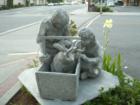 One of many sculptures in downtown Chelan