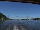 The bridge over the Mississippi River just north of Ferryville.