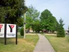 Front entrance of Frederick Cty. YMCA from N. Market St.