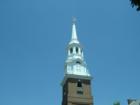 Spire of Holy Trinity Lutheran Church.  Photo by Brian Schulman
