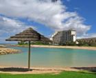 A view of Lagoon #1 and Marriott's Ihilani Hotel and Spa.