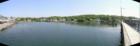 Panoramic view of the Footbridge linking one side of the Harbor to the other side