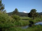 Crosswater Golf Course and view of Mt. Bachelor