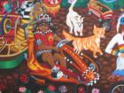 Detail of Artwork on Community Cycling Center's Building in Alberta Arts District at 17 and NE Alberta in Portland Oregon