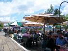 Dining at The Freight House in downtown Stillwater, on the banks of the River.